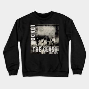 london 1976 vintage musician Crewneck Sweatshirt